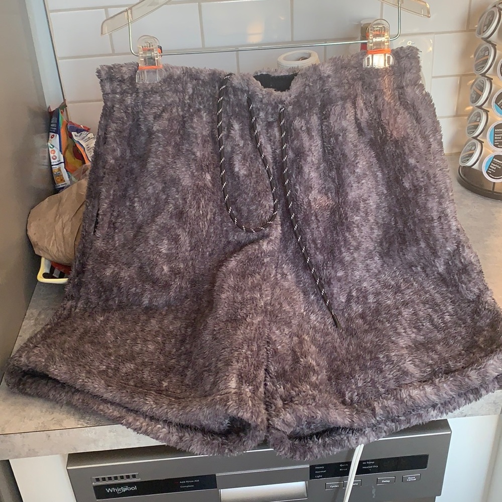 Urban Outfitters Fuzzy Gray Shorts Size L